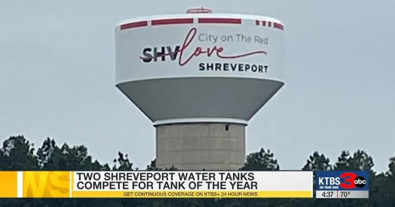 2 water towers in Shreveport up for Tank of the Year