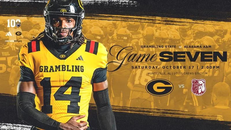 Grambling State Heads to Alabama A&M for Key SWAC Road Matchup