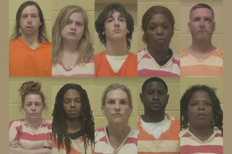 Bossier Sheriff's Office Processes Multiple Offenders This October