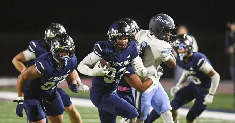 St. Thomas More cools off Barbe's red-hot offense with dominant second half