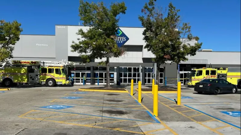 St. George Fire Department responds to fire at Sam's Club on North Mall Drive