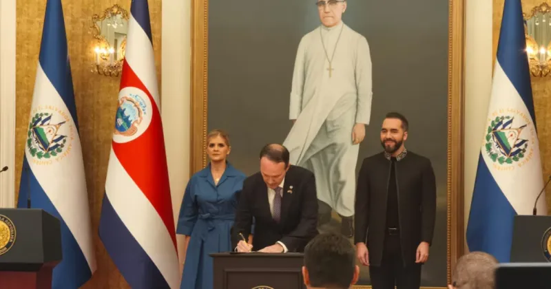 El Salvador y Costa Rica pactan combatir el crimen organizado