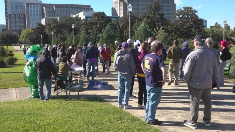 Baton Rouge rally urges voter registration and early voting ahead of the Nov. 3 election