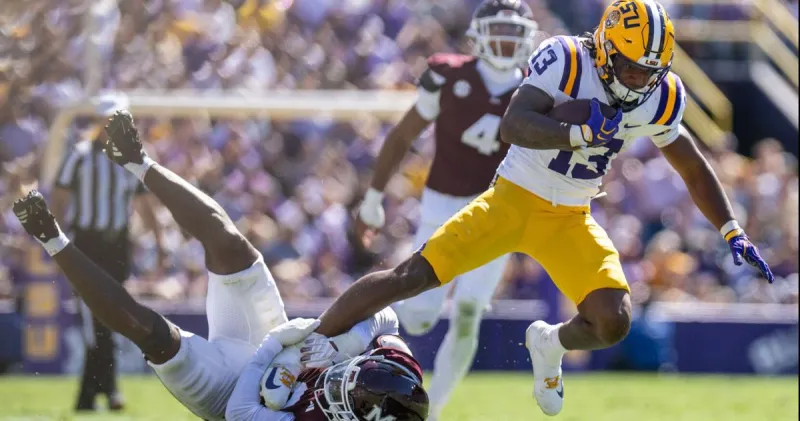LSU hit a notable rushing yardage milestone in its shutout win over Mississippi State