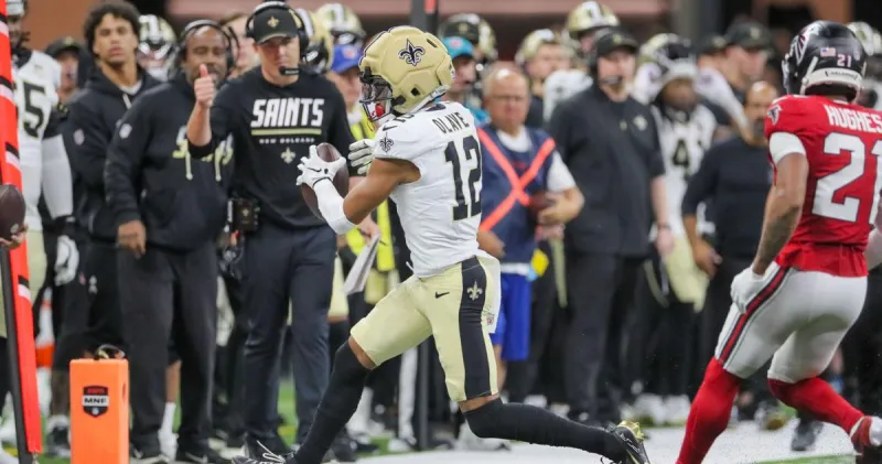 Chris Olave is officially active for the Saints Week 6 game against the Giants