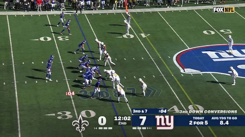 Saints rack up their second and third sacks of the game early in the second quarter | Saints-Giants Highlights