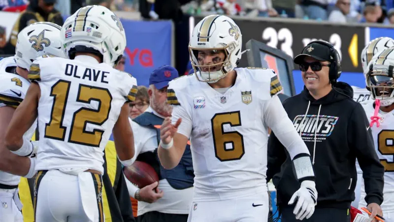 Tyler Shough's best plays from 4-TD game vs. Giants | 2026 NFL Week 6