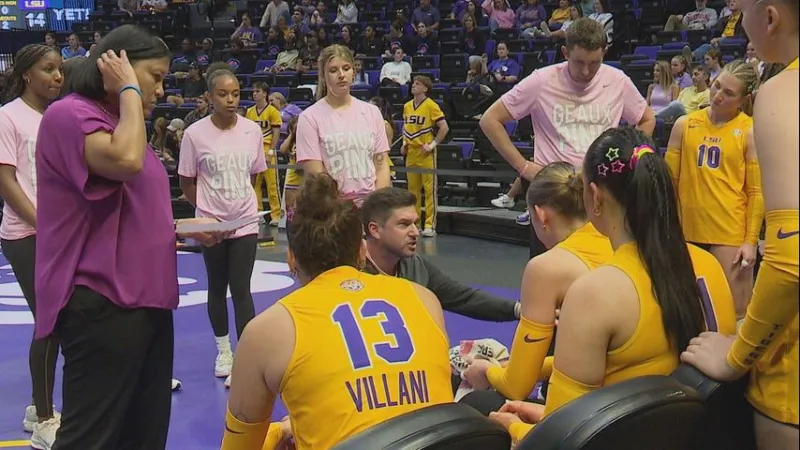 LSU volleyball loses in five sets to Georgia