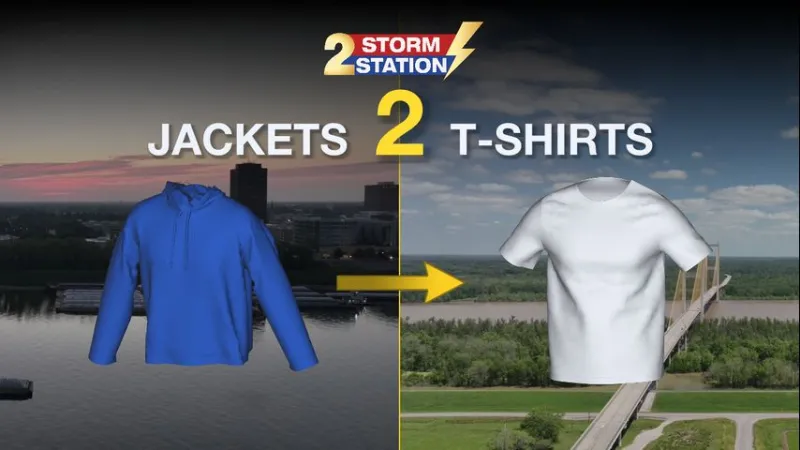 Monday PM Forecast: From jackets to T-shirts, riding a daily temperature seesaw