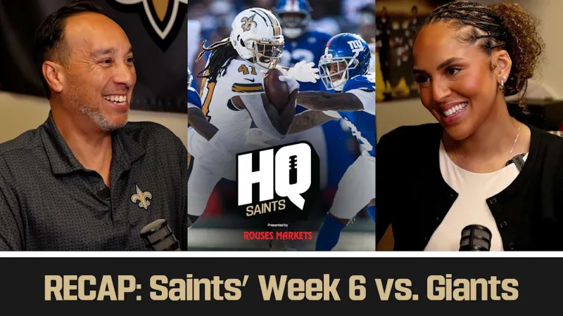 Saints at Giants Recap, Look Ahead to Paris Game vs. Steelers | Saints HQ