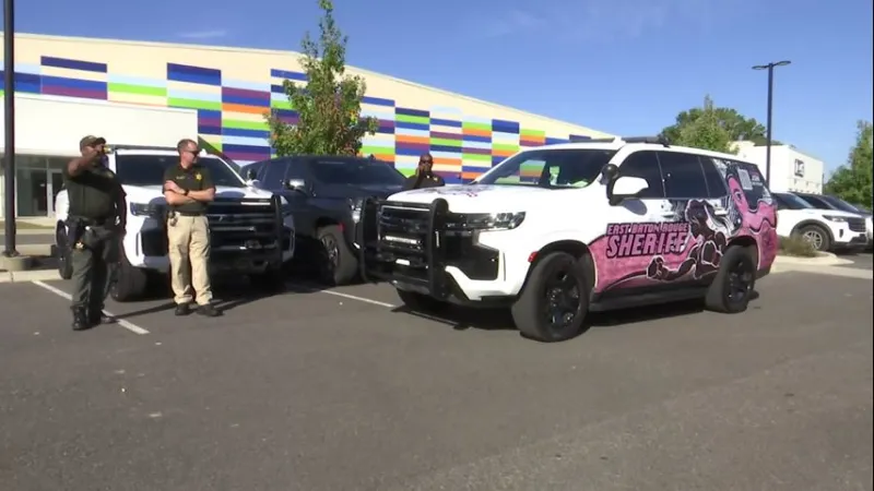 Law enforcement, community members participate in Blue Night Out Against Crime Walk