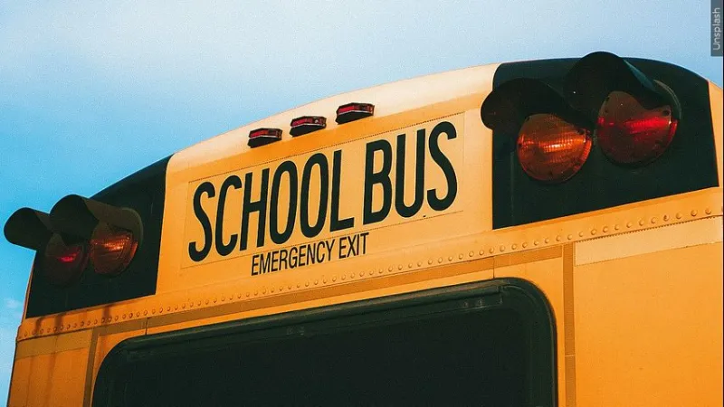 Car crashes into East Baton Rouge Parish school bus on North Foster Drive, leaving two injured