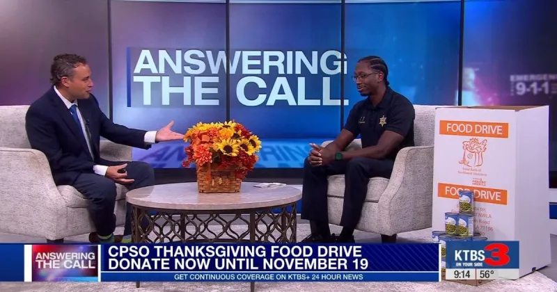 Answering the Call: Caddo Sheriff's Office launches annual Thanksgiving food drive