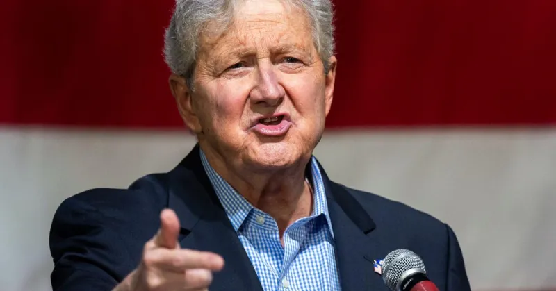 John Kennedy defends Medicaid cuts, takes aim at Democrats during Lafayette visit