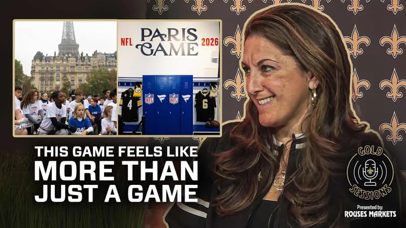 Saints VP of Brand Strategy Shirin Braden talks Paris Game | Gold Sessions