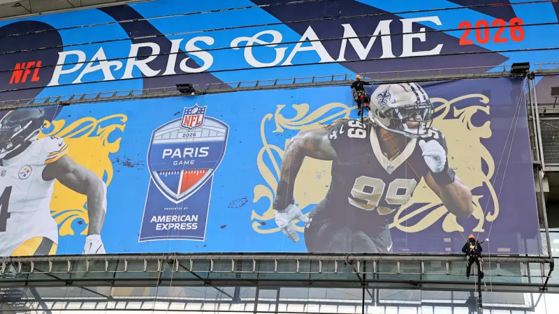 Photos: Stade de France preparations | Saints in Paris