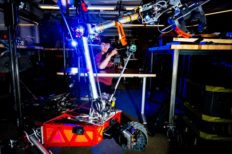 Lighter, faster and more agile. Meet Northeastern's new Mars rover