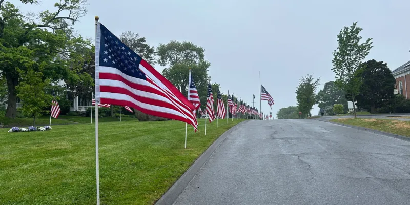 Region commemorates a wet Memorial Day