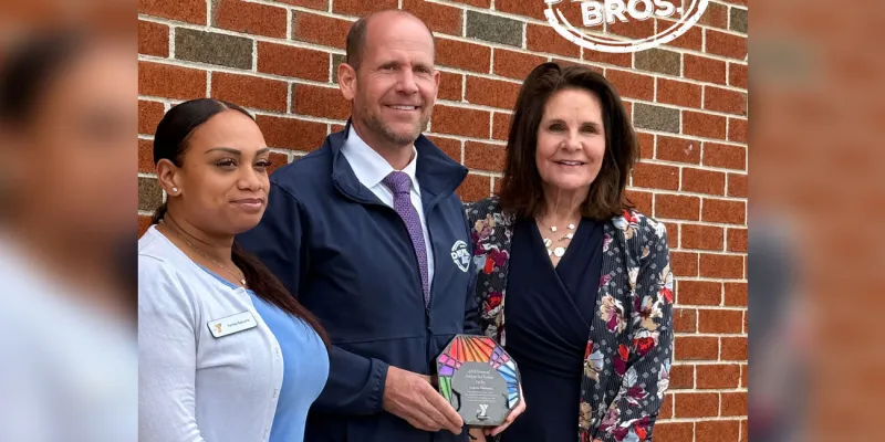 Andrew Demakes honored with service award from YMCA