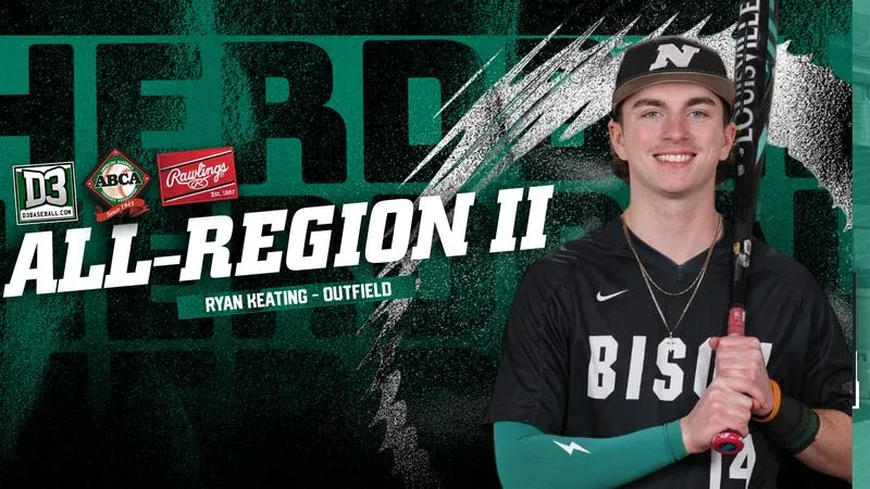 Keating Placed on ABCA/Rawlings All-Region II Second Team