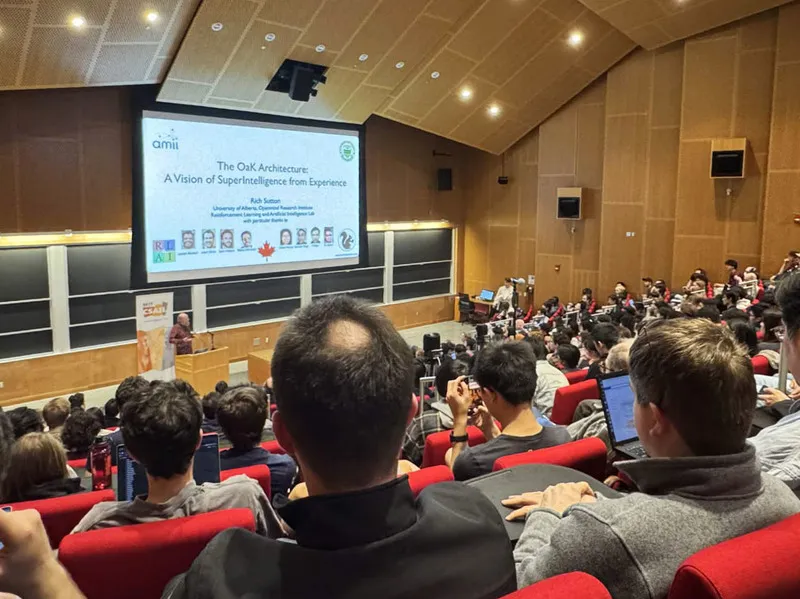 Richard Sutton talks vision for superintelligence in Dertouzos Lecture on May 13