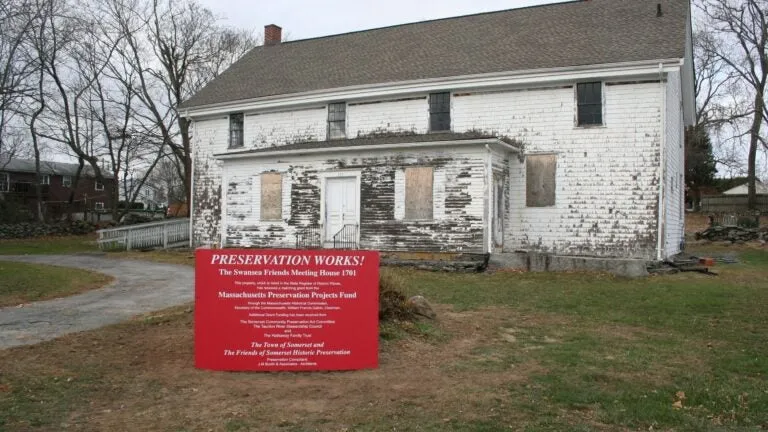 Preservation efforts ramp up as Swansea Friends Meeting House is named among nation's most endangered historic sites
