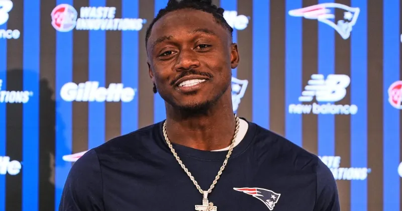 A.J. Brown after first practice with Patriots: "I know this ain't heaven, but it's close to it"