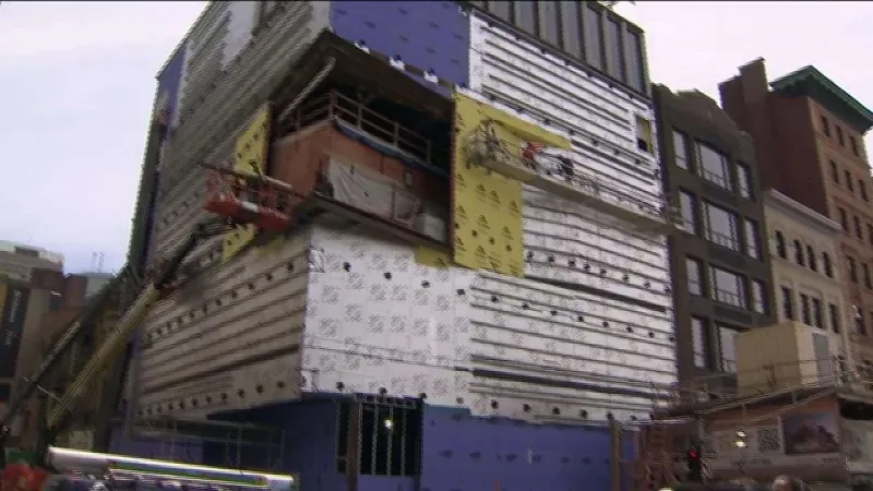 Holocaust museum under construction next to Boston Common