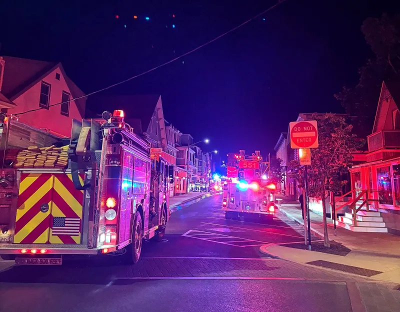 Oak Bluffs Police quell fire before it spreads
