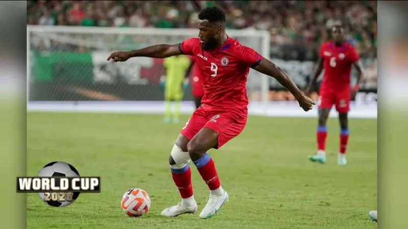 Star striker for Team Haiti set to take the field in Foxboro during World Cup