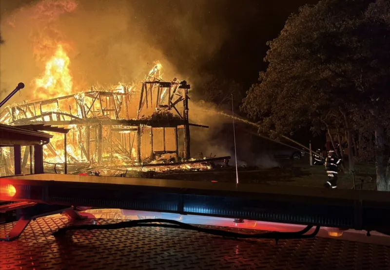 Nobody hurt after Chappaquiddick home lost in fire