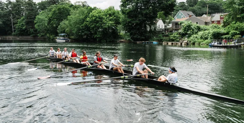 Lynn students row, row, row their boat