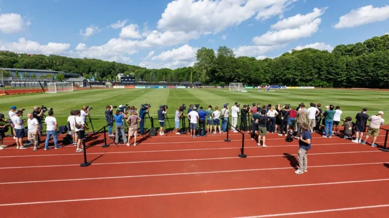 Photos: Team France practices for the first time at Bentley University