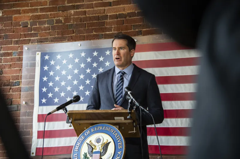 Congressman Moulton wins the 2026 Democracy Award