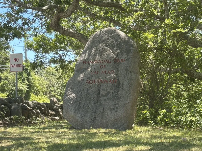 Monumental meeting in Aquinnah