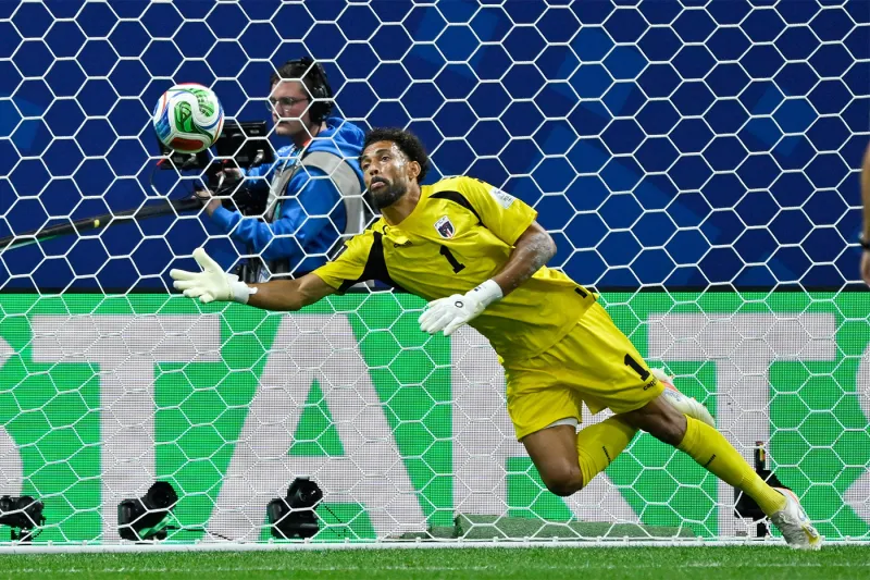 Cape Verde goalie faced barrage of shots in match against mighty Spain