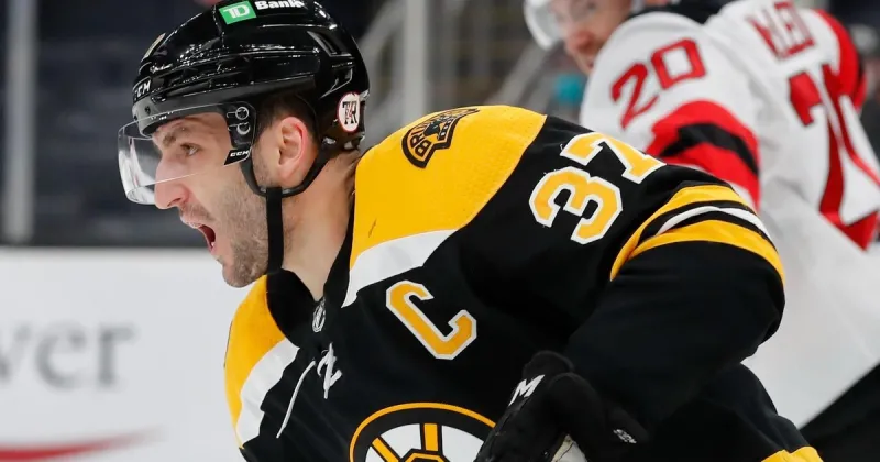 Boston Bruins to retire Patrice Bergeron's number 37 in TD Garden ceremony