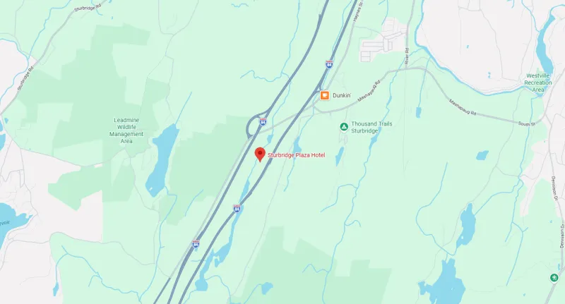 One reportedly dead and another injured in shooting as vehicle rams into Sturbridge hotel