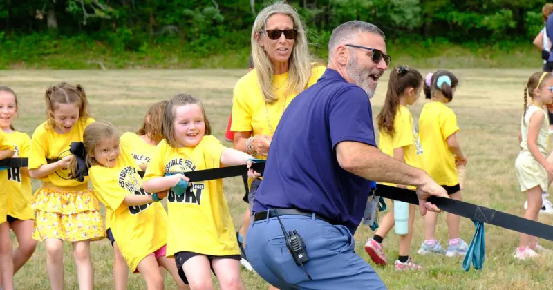 Forestdale Celebrates Field Day With Inflatables, Old-School Yard Games