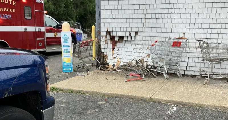 Vehicle Crashes Into Redemption Center At Kenyon's Market