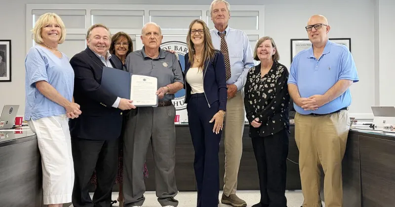 Barry Johnson Receives Citation From Barnstable County Commissioners