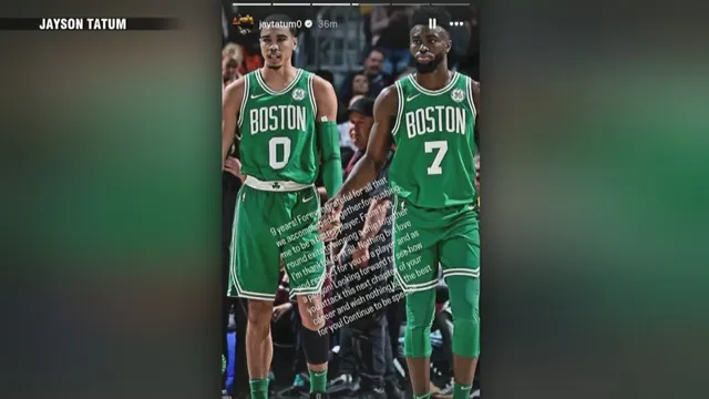'Forever grateful for all we accomplished together': Jayson Tatum speaks out about Jaylen Brown trade
