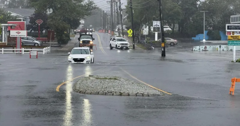 Rains Flood Roads, Cause Troubles Throughout Falmouth