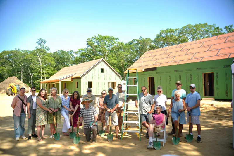 Affordable duplexes almost ready for move-in