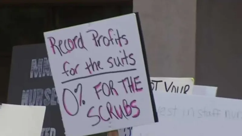 Brigham and Women's nurses strike continues following meeting with Healey at State House