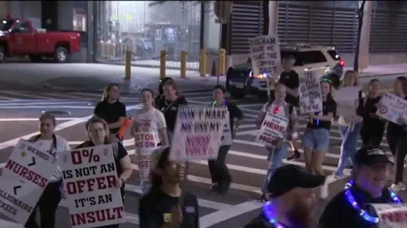 4,000 Brigham and Women's nurses continue strike overnight