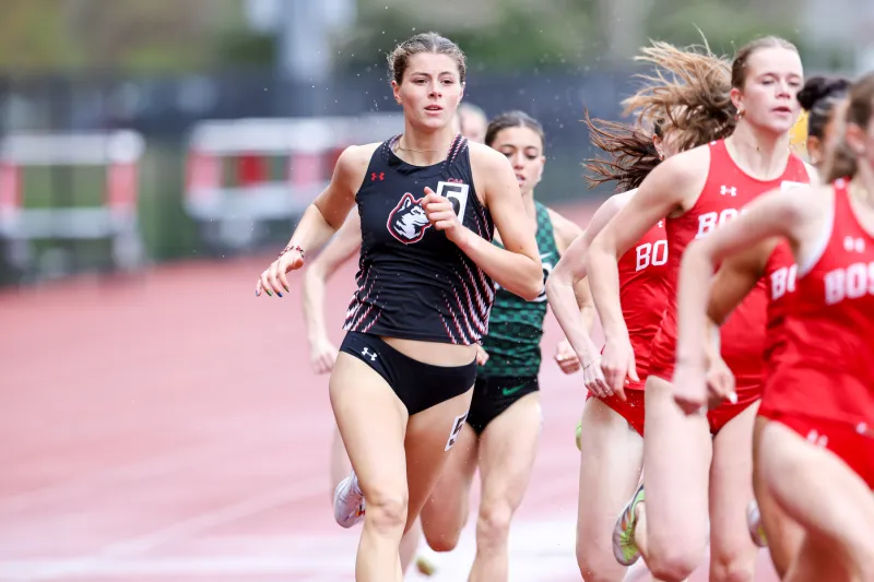 She beat the clock: Northeastern University track star honored