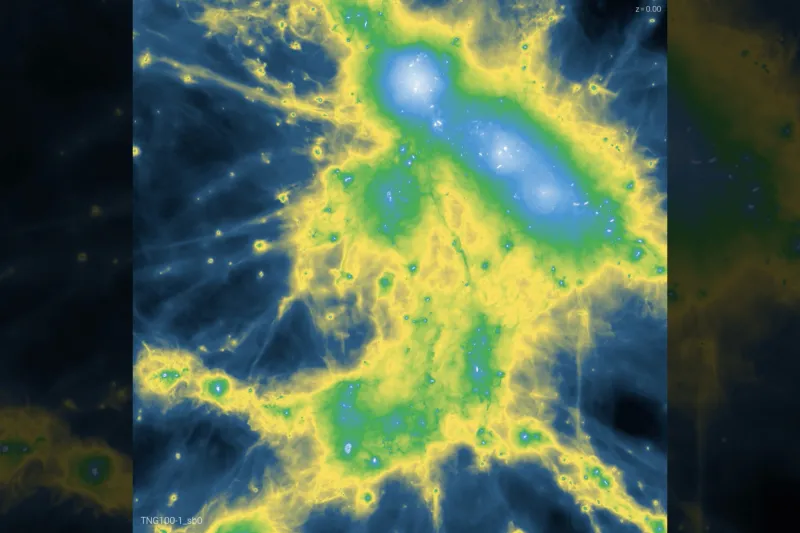 Diffuse puffs of "missing" matter surround most galaxies
