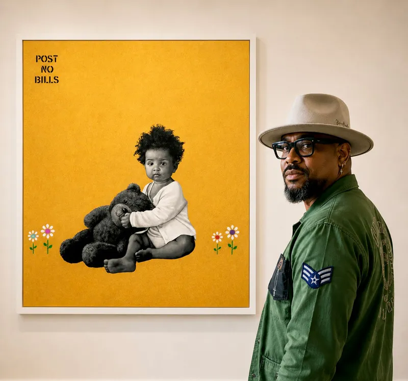 Guy Stanley Philoche's vibrant artwork at Mariposa Museum