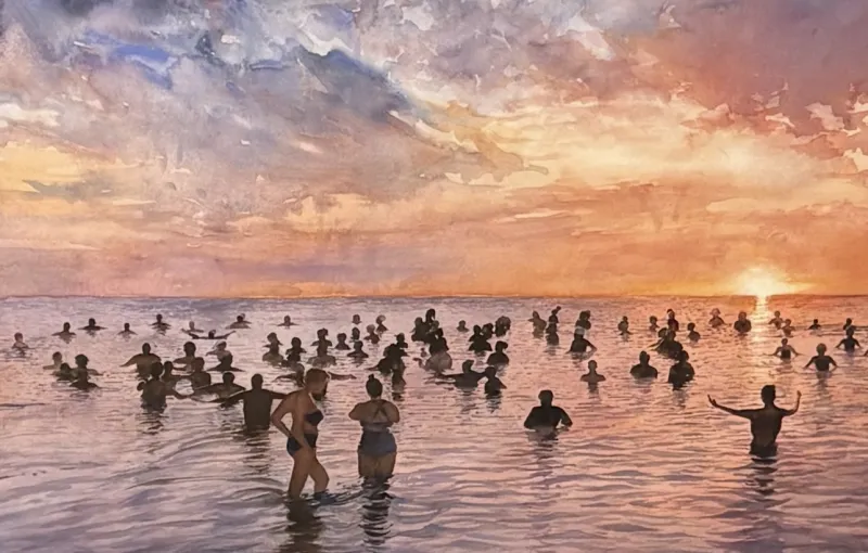 Watercolors archive pigment prints by E.B. Lewis